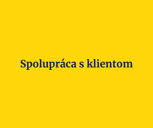 Spolupráca s klientom