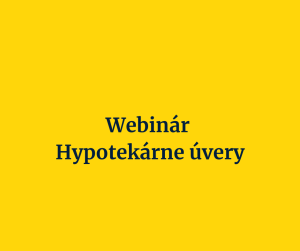 Webinár Hypotekárne úvery
